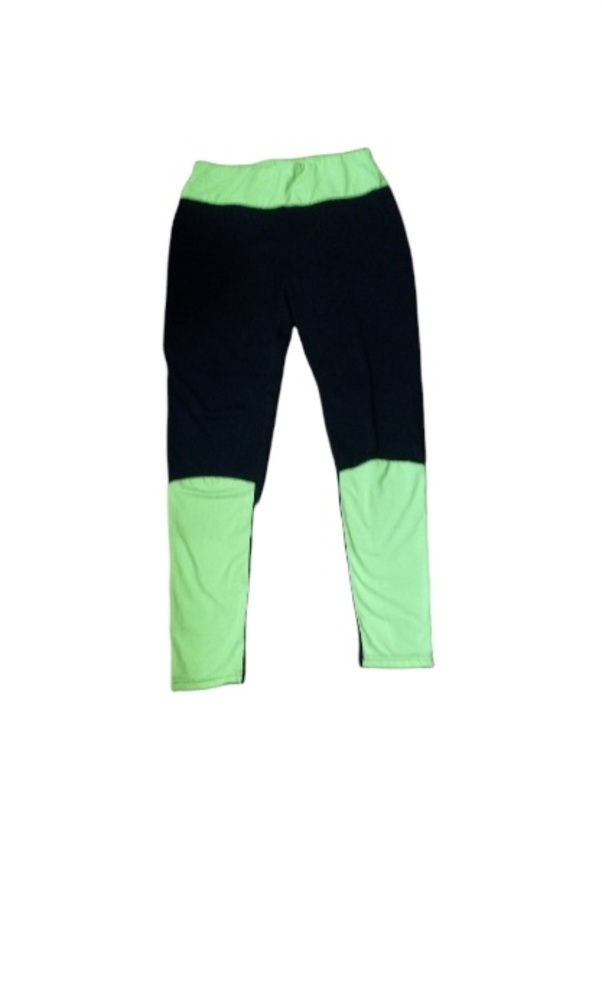 33 Flex Girls Leggings Green/Black M